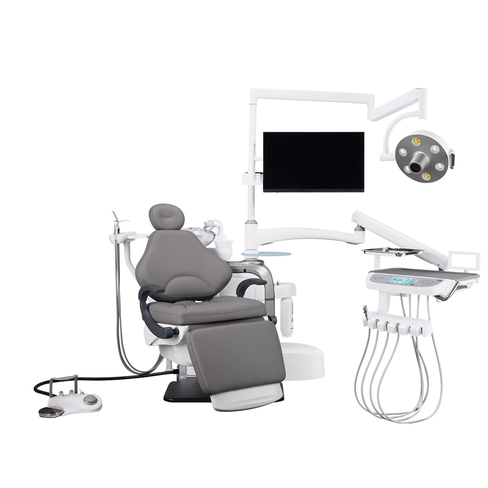Unitate stomatologica computerizata rotativa. Unit dentar. Scaun stomatologic. Scaun medic stomatolog. Scaun dentar digital.