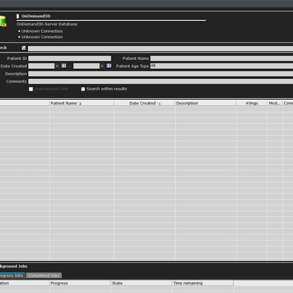 OnDemand3D Software management Imagistica Dentara