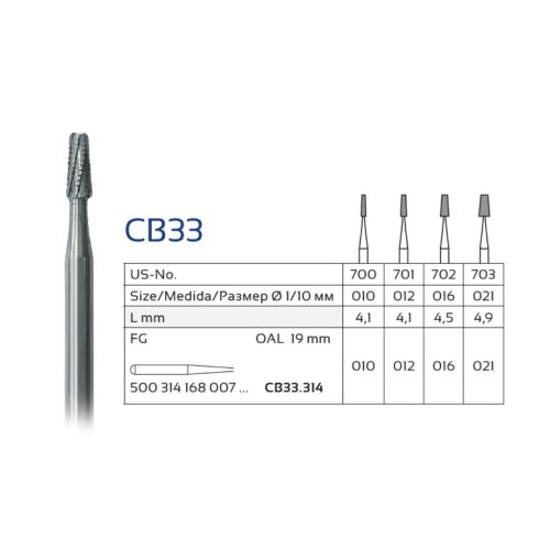 Freza 5x Freza din Carbura CB33